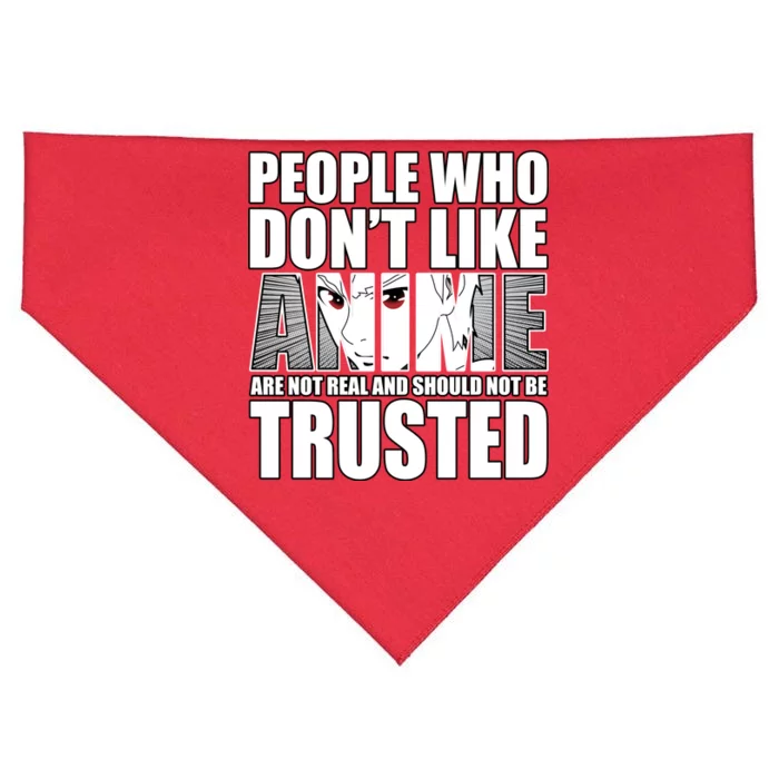 People Who Don't Like Anime USA-Made Doggie Bandana