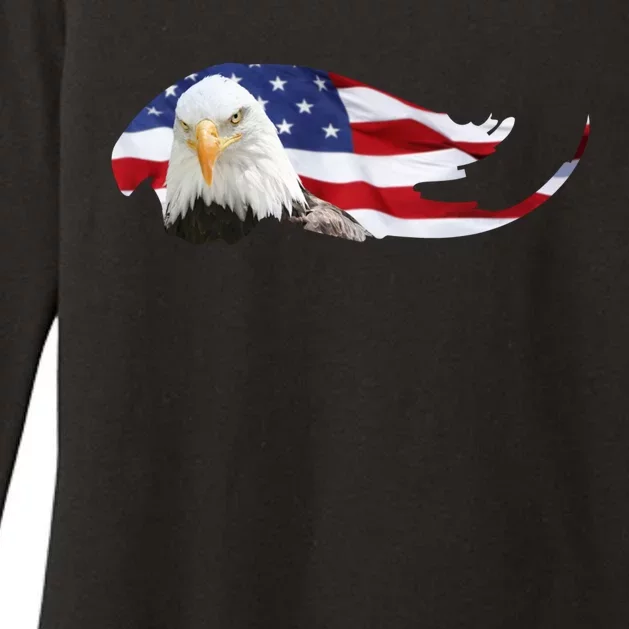 Patriotic Eagle Womens CVC Long Sleeve Shirt