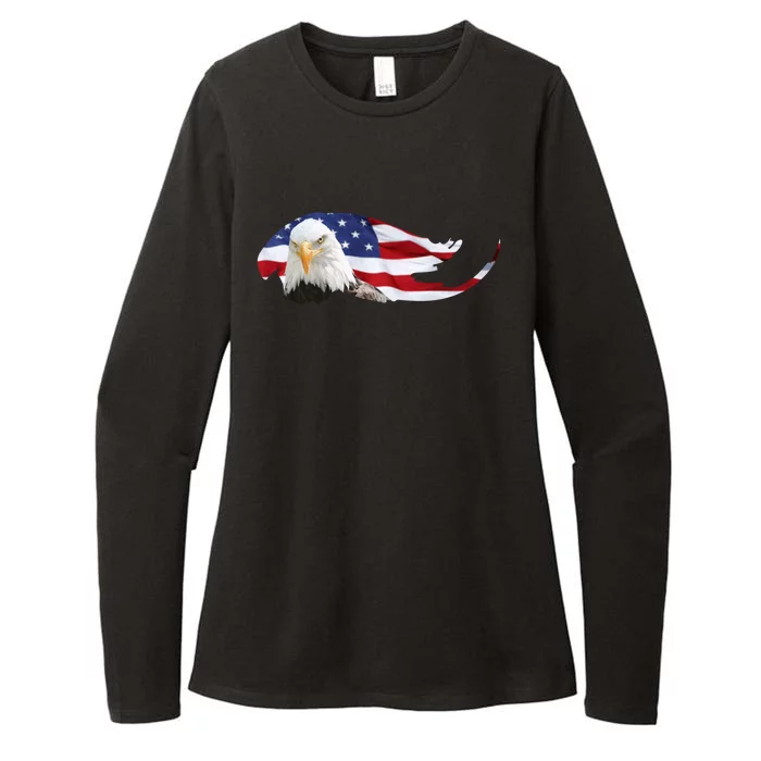 Patriotic Eagle Womens CVC Long Sleeve Shirt