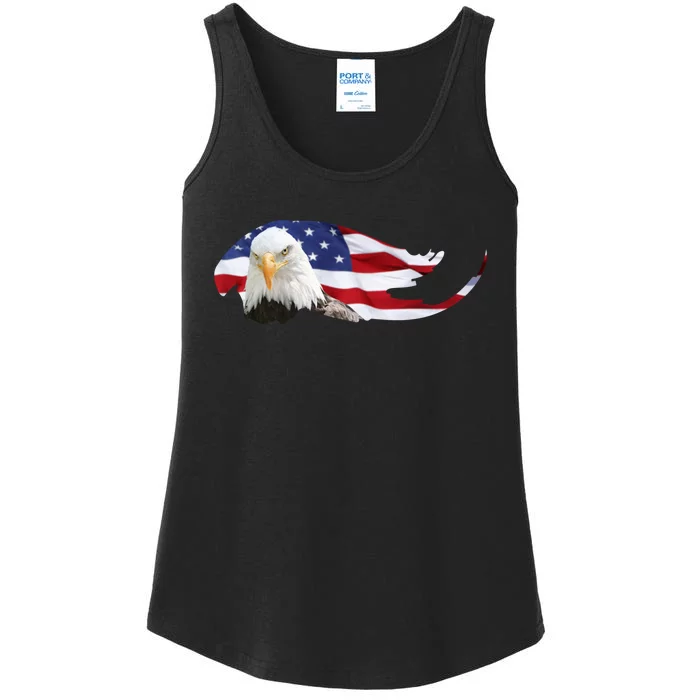 Patriotic Eagle Ladies Essential Tank