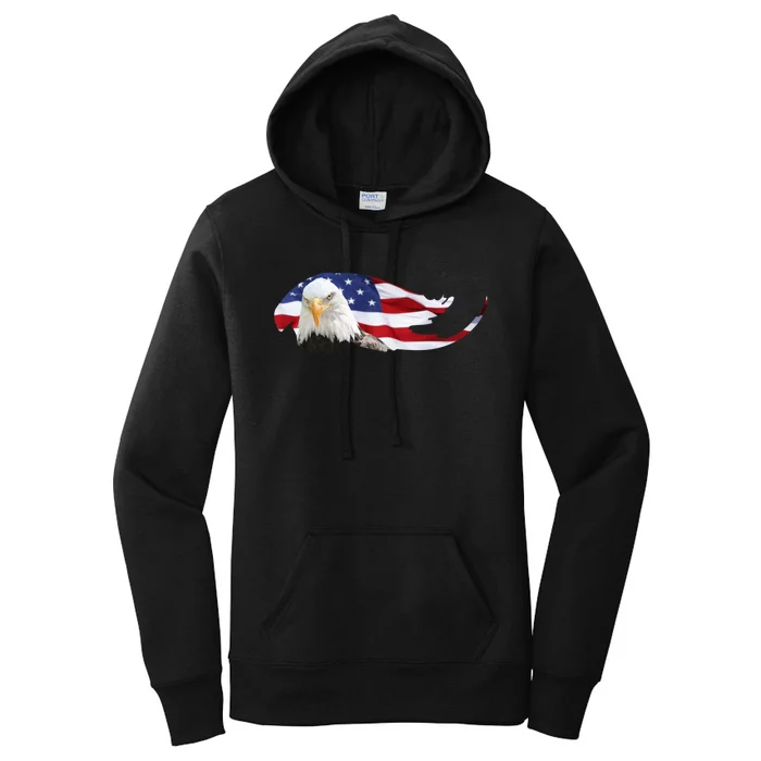 Patriotic Eagle Women's Pullover Hoodie