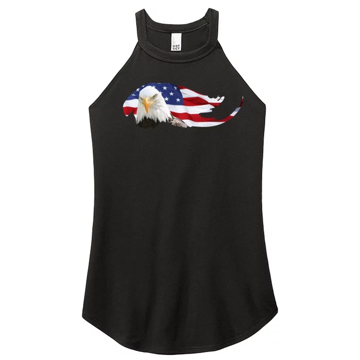 Patriotic Eagle Women’s Perfect Tri Rocker Tank