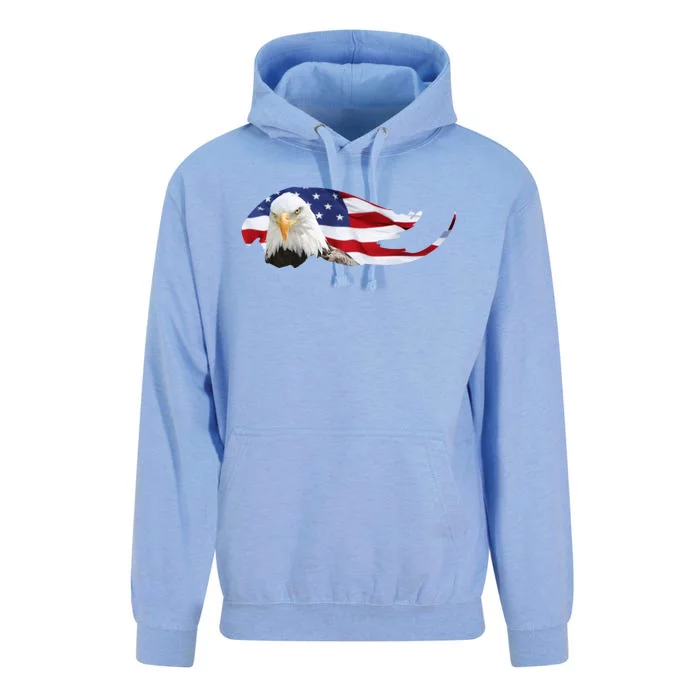 Patriotic Eagle Unisex Surf Hoodie