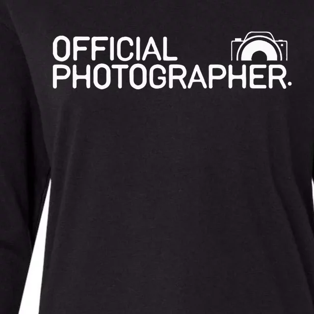 Photographer Event Photography Gift Womens Cotton Relaxed Long Sleeve T-Shirt