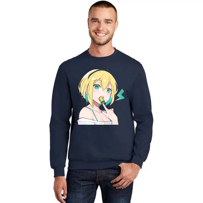 Pikamee Eat Tall Sweatshirt