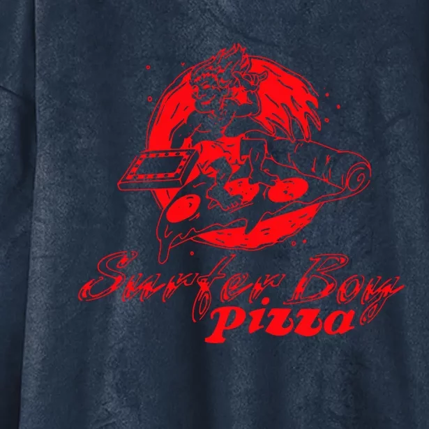 Pizza Employee Hooded Wearable Blanket