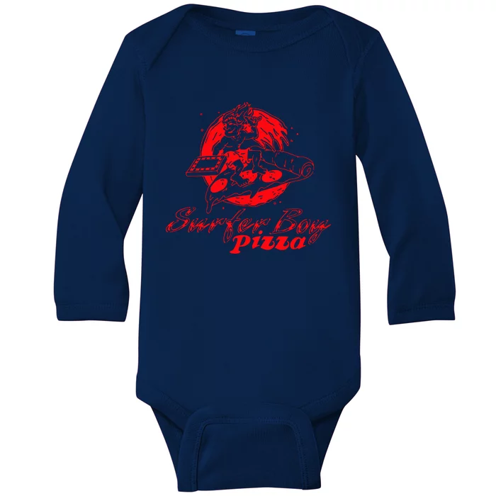 Pizza Employee Baby Long Sleeve Bodysuit