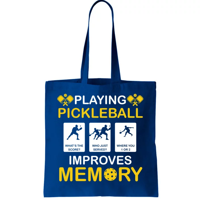 Pickleball Expert Playing Pickleball Improves Memory Gift Tote Bag