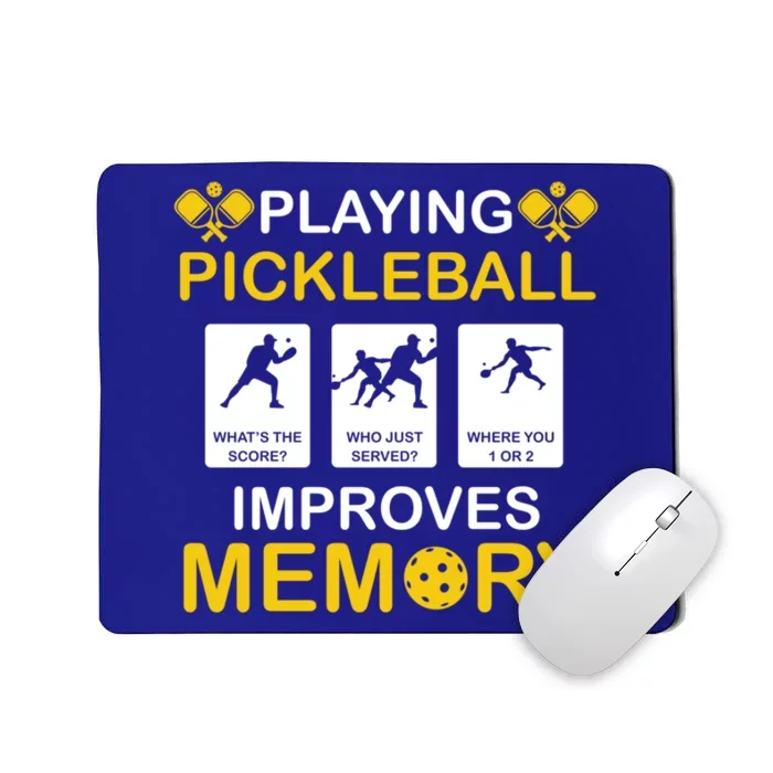 Pickleball Expert Playing Pickleball Improves Memory Gift Mousepad