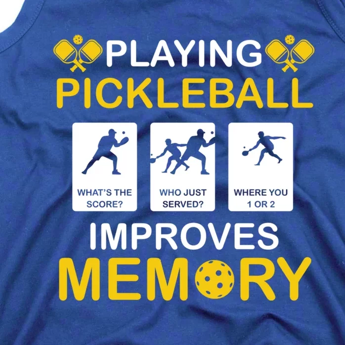 Pickleball Expert Playing Pickleball Improves Memory Gift Tank Top