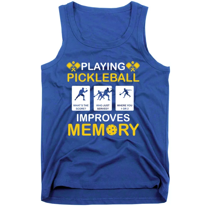 Pickleball Expert Playing Pickleball Improves Memory Gift Tank Top