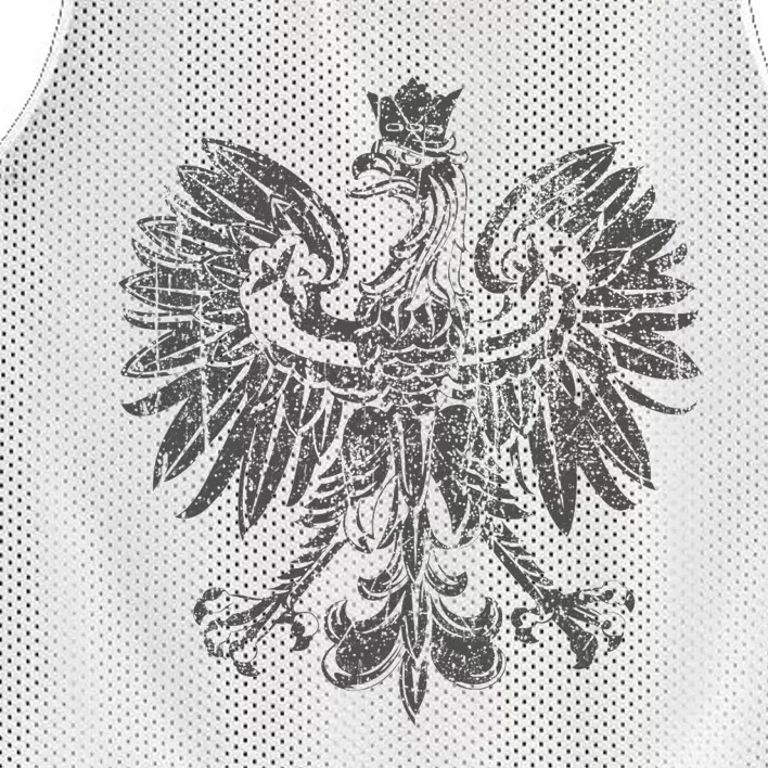 Polish Eagle Poland Coat Of Arms Polish Pride Retro Flag Mesh Reversible Basketball Jersey Tank