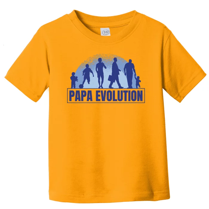 Papa Evolution Toddler T-Shirt