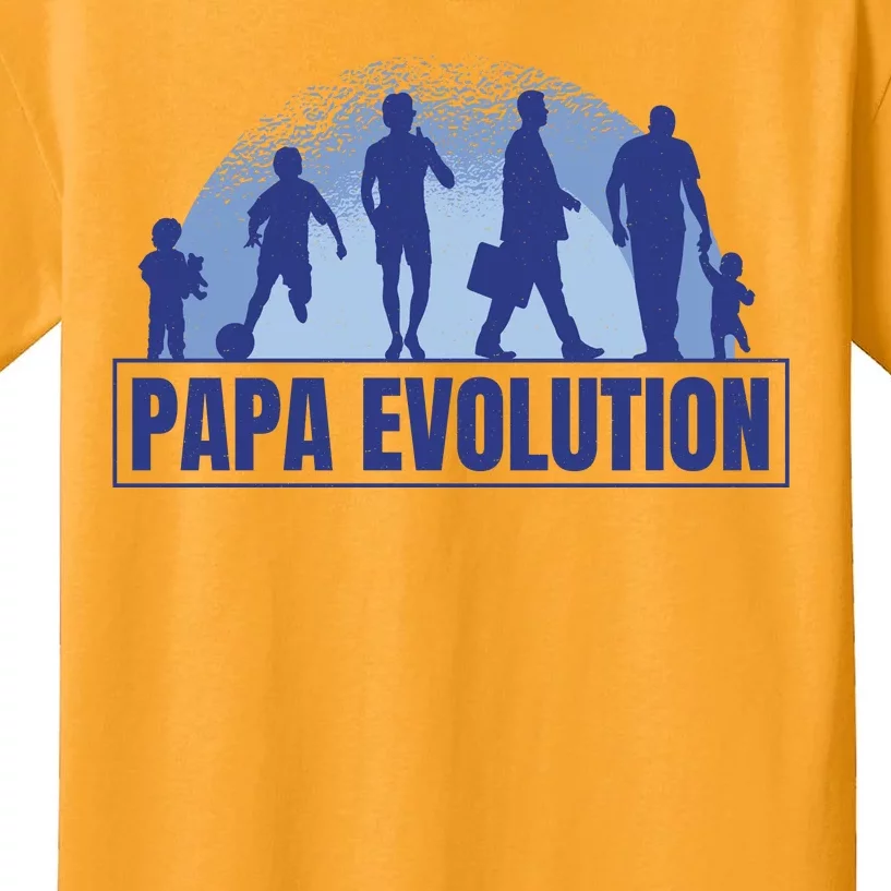 Papa Evolution Kids T-Shirt