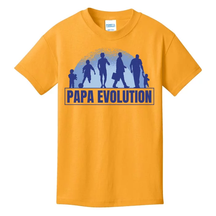 Papa Evolution Kids T-Shirt