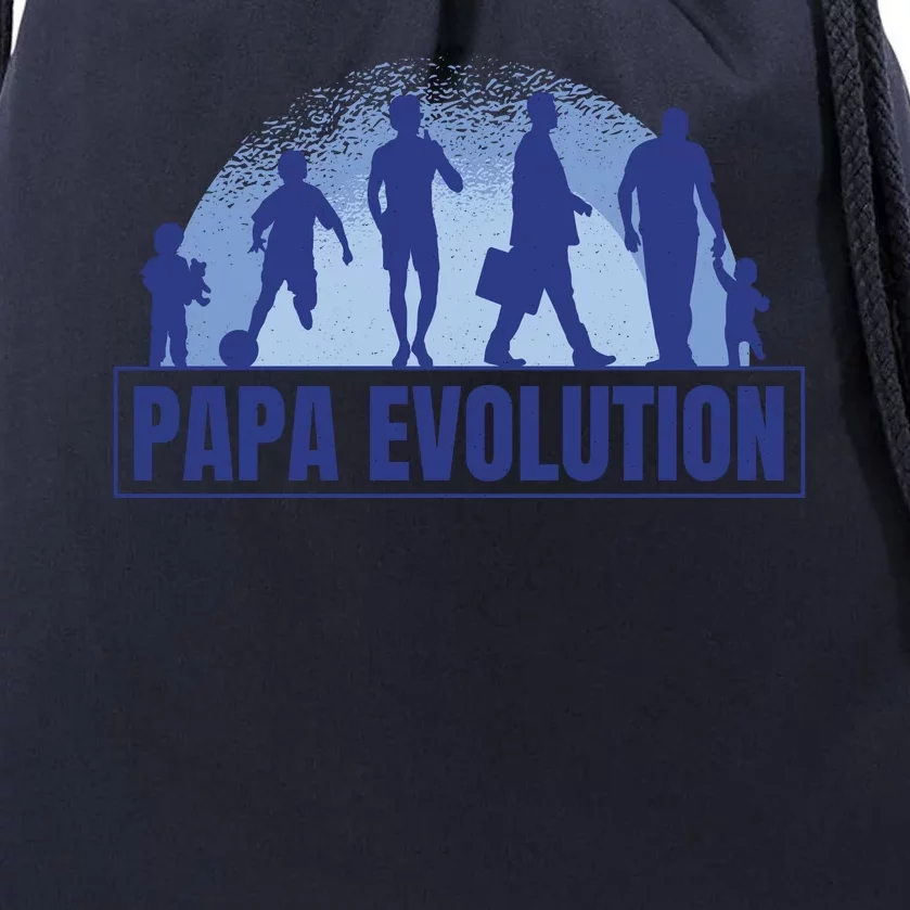 Papa Evolution Drawstring Bag