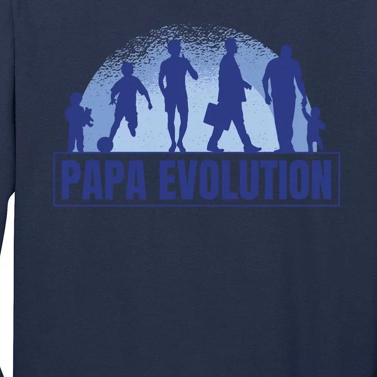 Papa Evolution Tall Long Sleeve T-Shirt