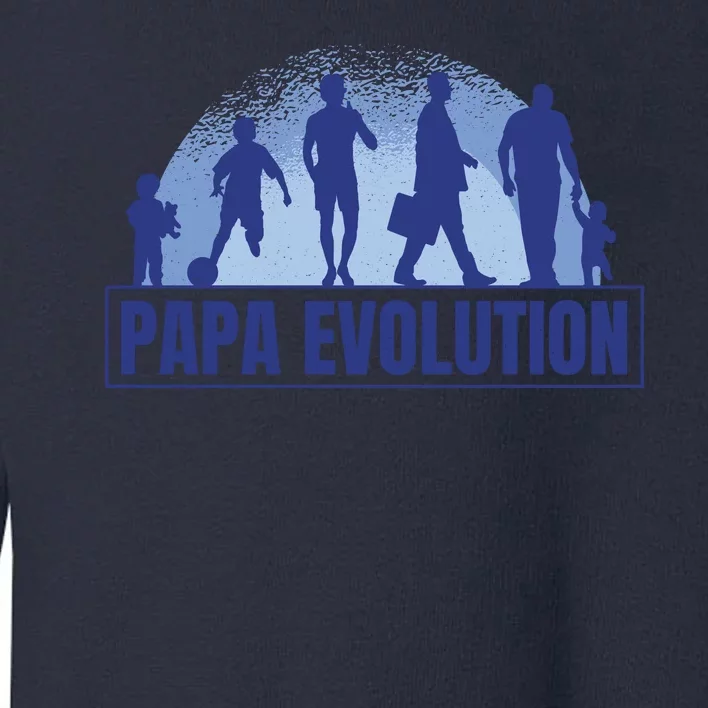 Papa Evolution Toddler Sweatshirt