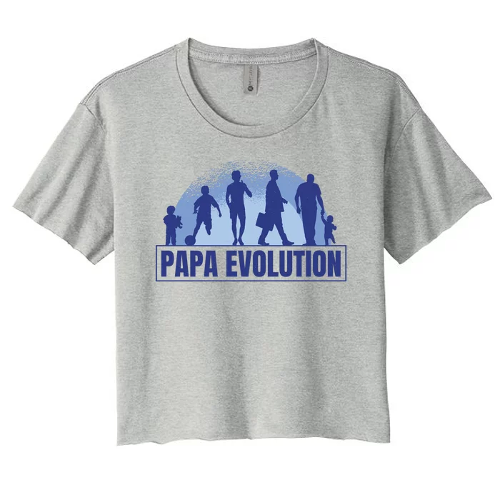 Papa Evolution Women's Crop Top Tee