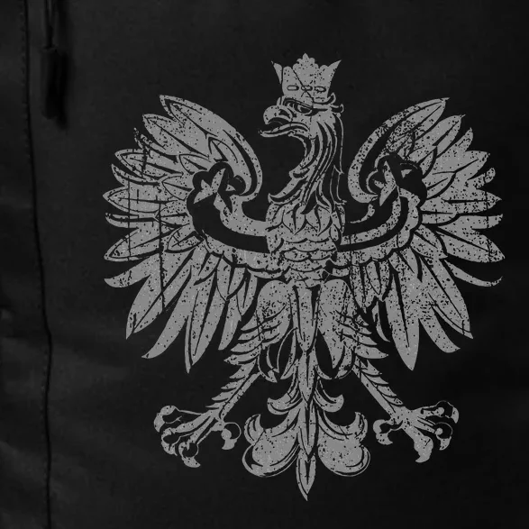 Polish Eagle Poland Coat Of Arms Polish Pride Retro Flag Daily Commute Backpack