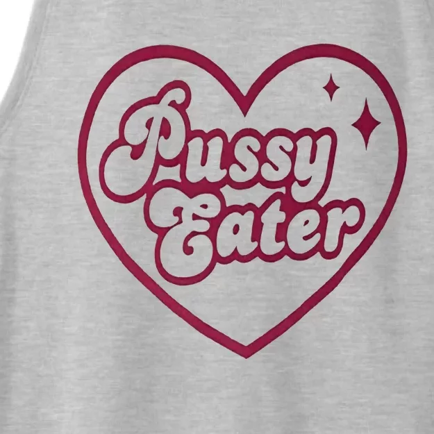 PUSSY EATER Ladies Tri-Blend Wicking Tank