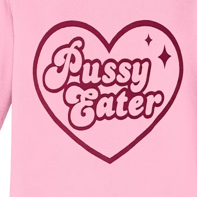 PUSSY EATER Baby Long Sleeve Bodysuit