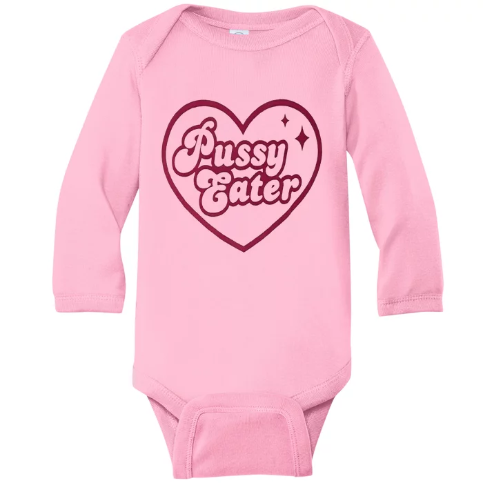 PUSSY EATER Baby Long Sleeve Bodysuit