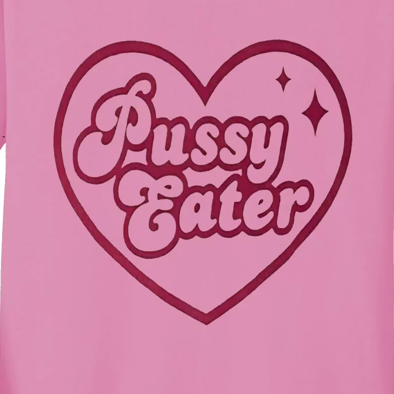 PUSSY EATER Kids Long Sleeve Shirt