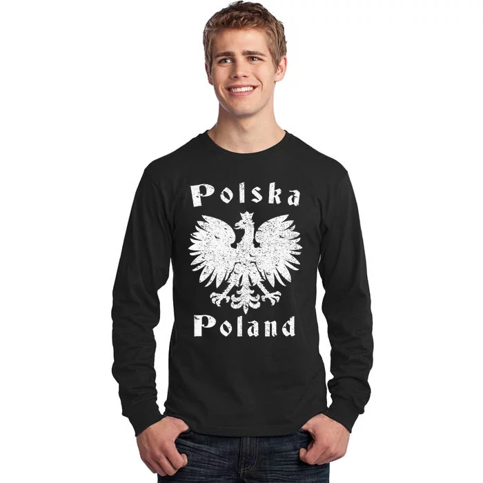 Polish Eagle Poland Coat Of Arms Polska Tall Long Sleeve T-Shirt