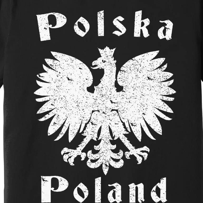 Polish Eagle Poland Coat Of Arms Polska Premium T-Shirt