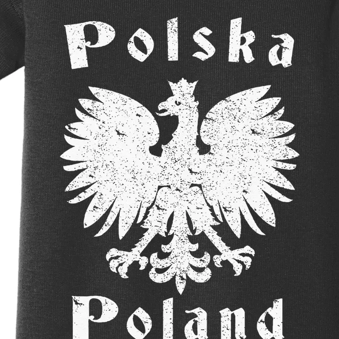 Polish Eagle Poland Coat Of Arms Polska Baby Bodysuit