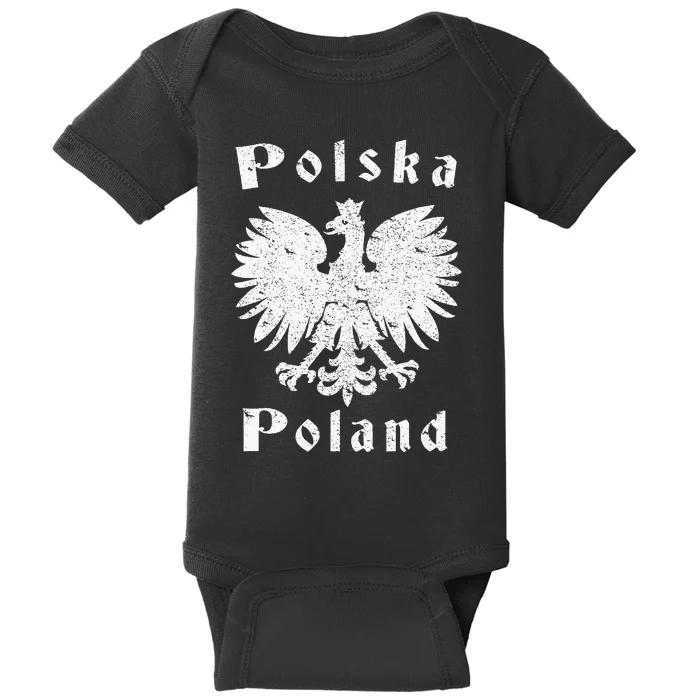 Polish Eagle Poland Coat Of Arms Polska Baby Bodysuit