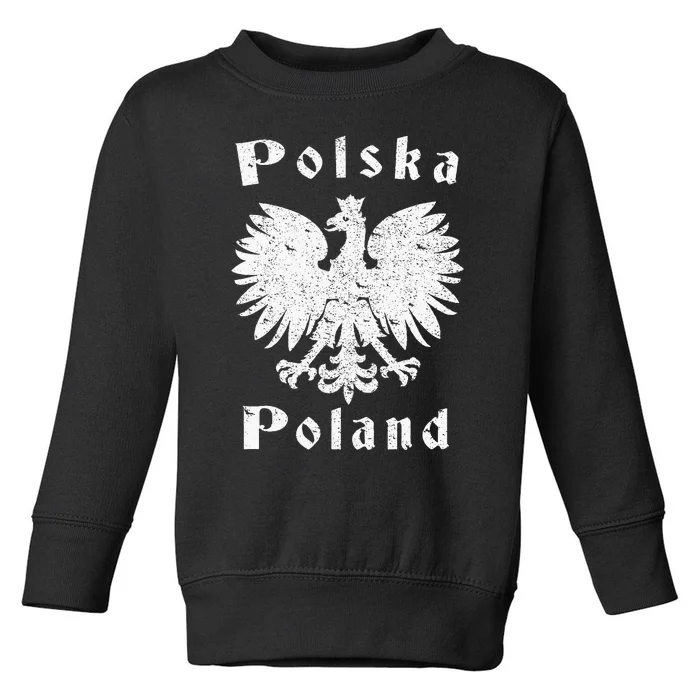 Polish Eagle Poland Coat Of Arms Polska Toddler Sweatshirt