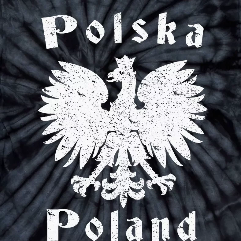 Polish Eagle Poland Coat Of Arms Polska Tie-Dye T-Shirt