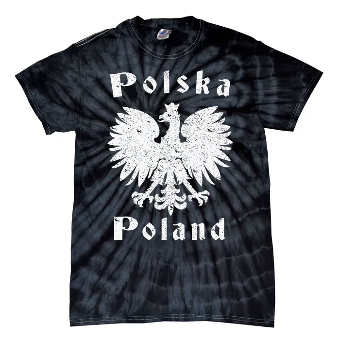 Polish Eagle Poland Coat Of Arms Polska Tie-Dye T-Shirt