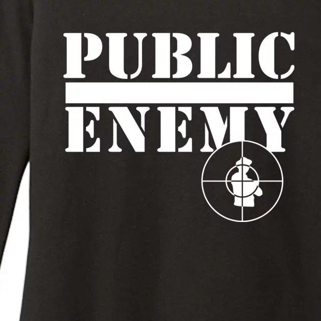 Public Enemy Womens CVC Long Sleeve Shirt