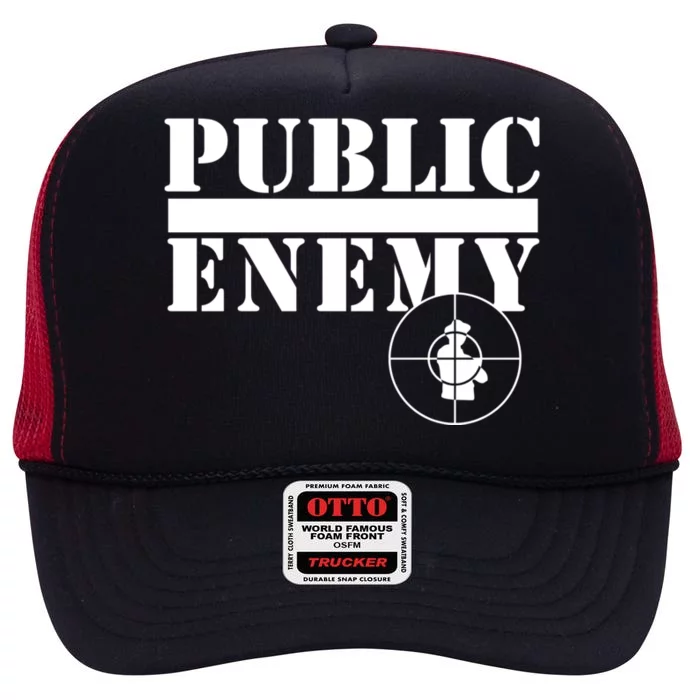 Public Enemy High Crown Mesh Trucker Hat