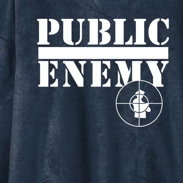 Public Enemy Hooded Wearable Blanket