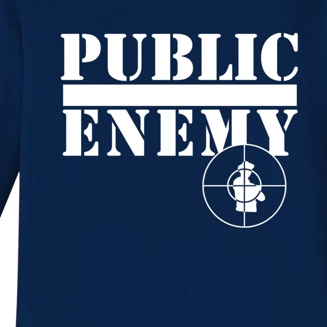 Public Enemy Baby Long Sleeve Bodysuit