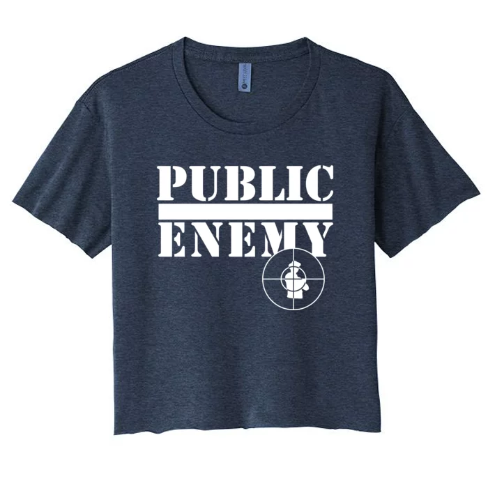 Public Enemy Women's Crop Top Tee