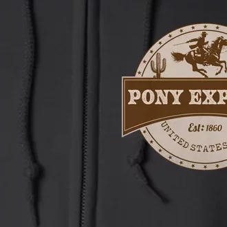 Pony Express Full Zip Hoodie