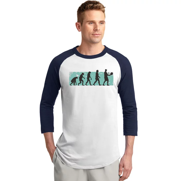 Pickleball Evolution Baseball Sleeve Shirt