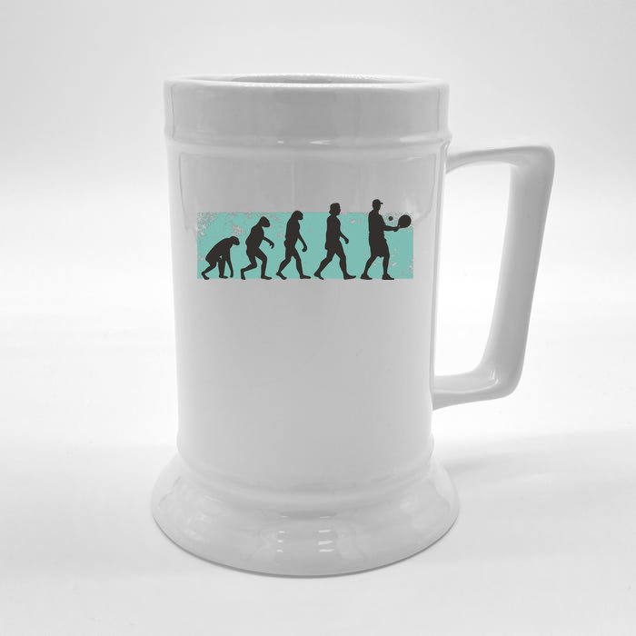 Pickleball Evolution Front & Back Beer Stein