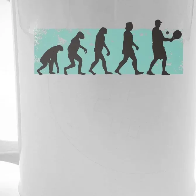 Pickleball Evolution Front & Back Beer Stein