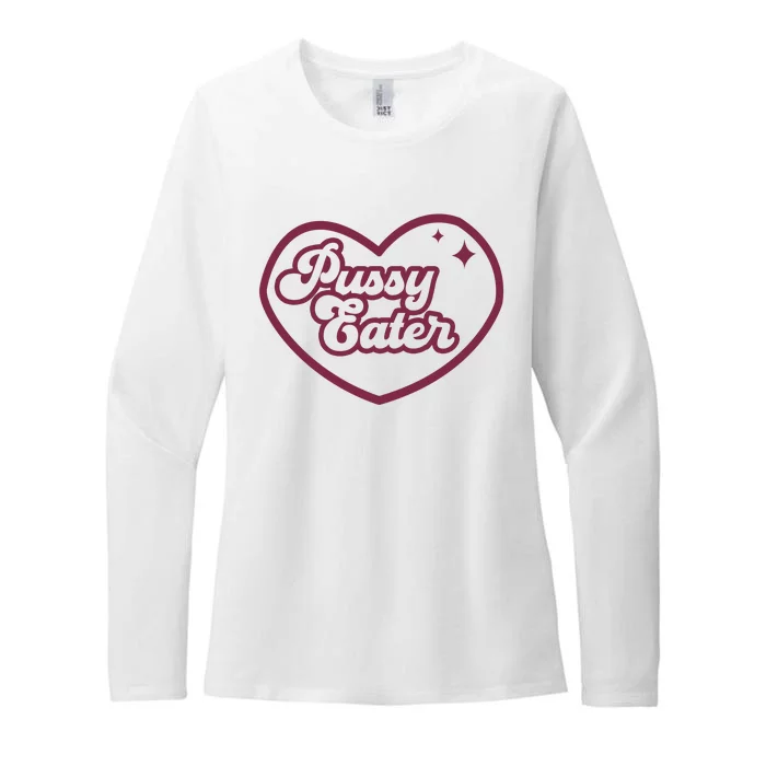 Pussy Eater Womens CVC Long Sleeve Shirt