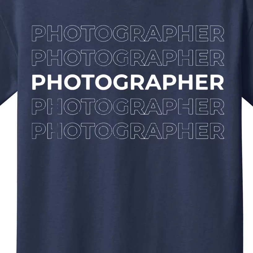 Photographer Event Photography Gift Kids T-Shirt