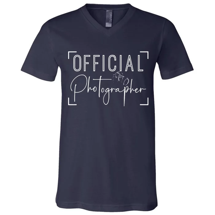 Photographer Event Photography V-Neck T-Shirt