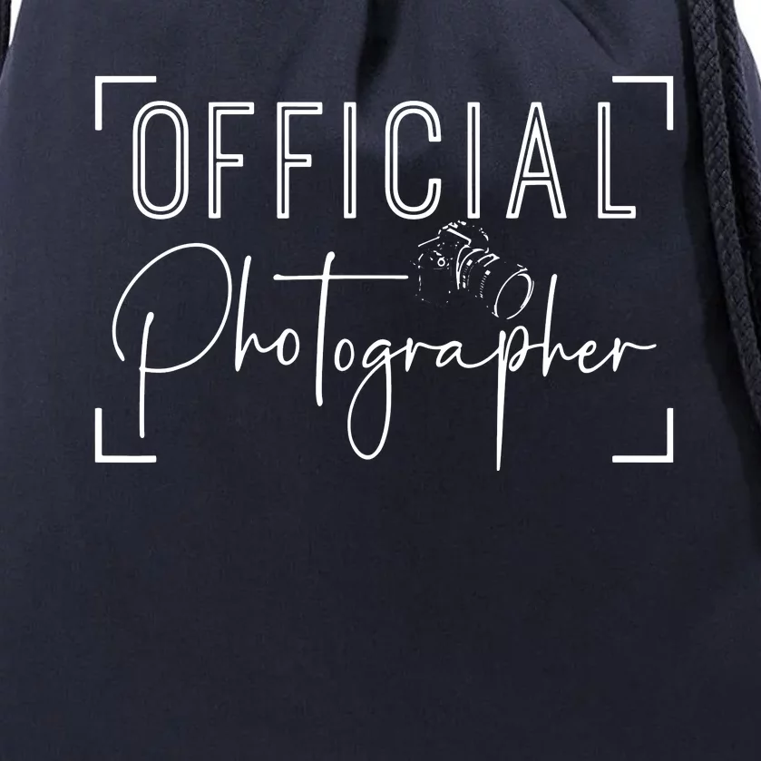 Photographer Event Photography Drawstring Bag