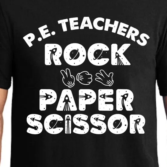 Physical Education PE Teacher - Rock paper scissor Pajama Set