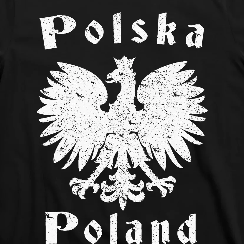 Polish Eagle Poland Coat Of Arms Polska T-Shirt